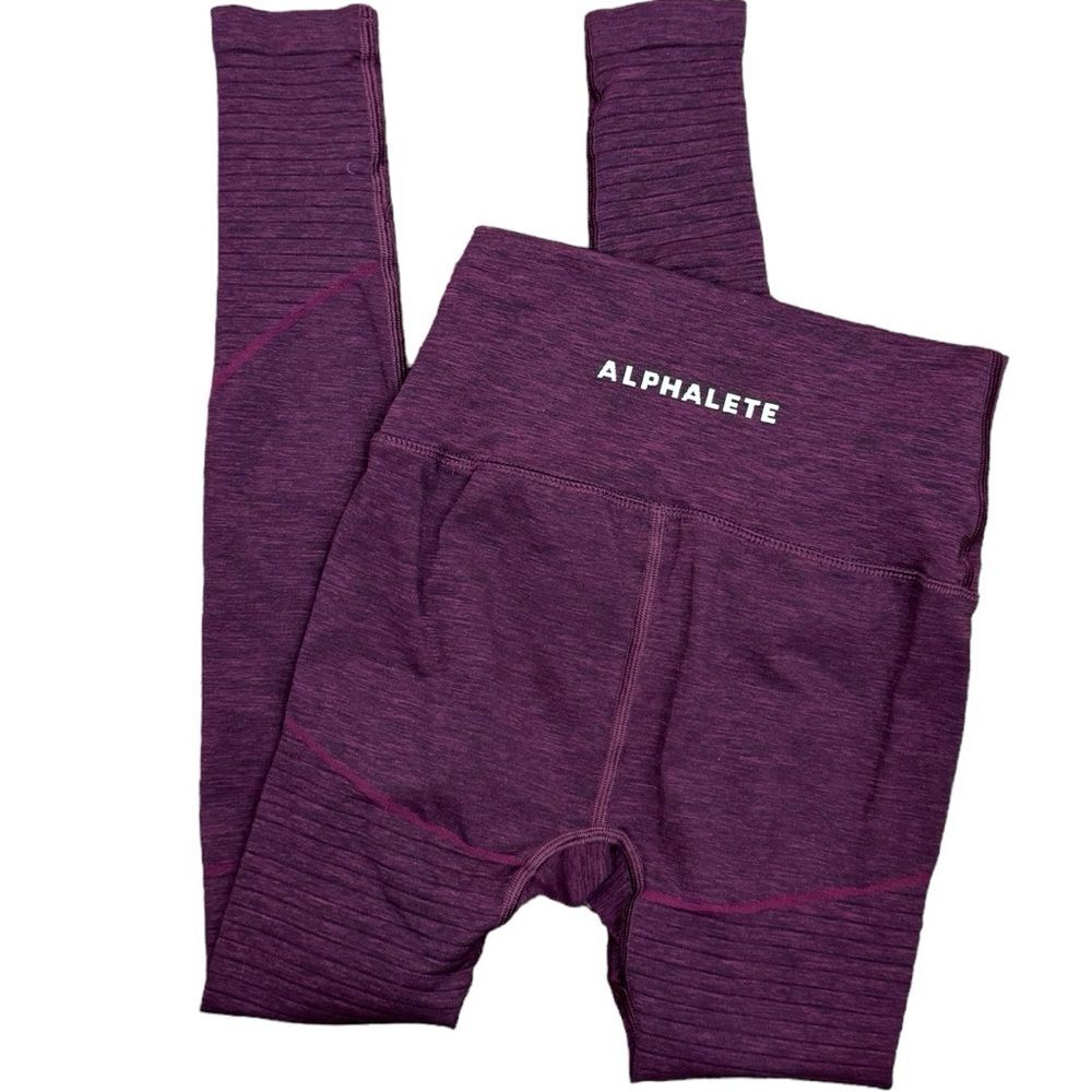 Alphalete OG Revival leggings Burgundy sz XS